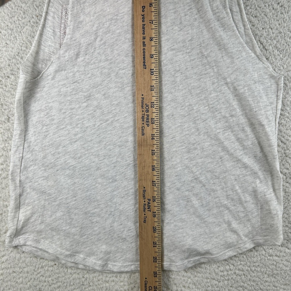 PINK Victoria's Secret Tank Top Womens XS Sequin Flag Graphic USA 4th July Y2K - Picture 8 of 10